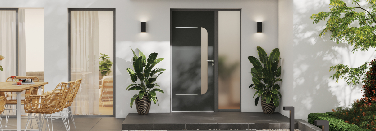 Porte d'entrée - Intérieur standard Modélisation 3D porte d'entrée